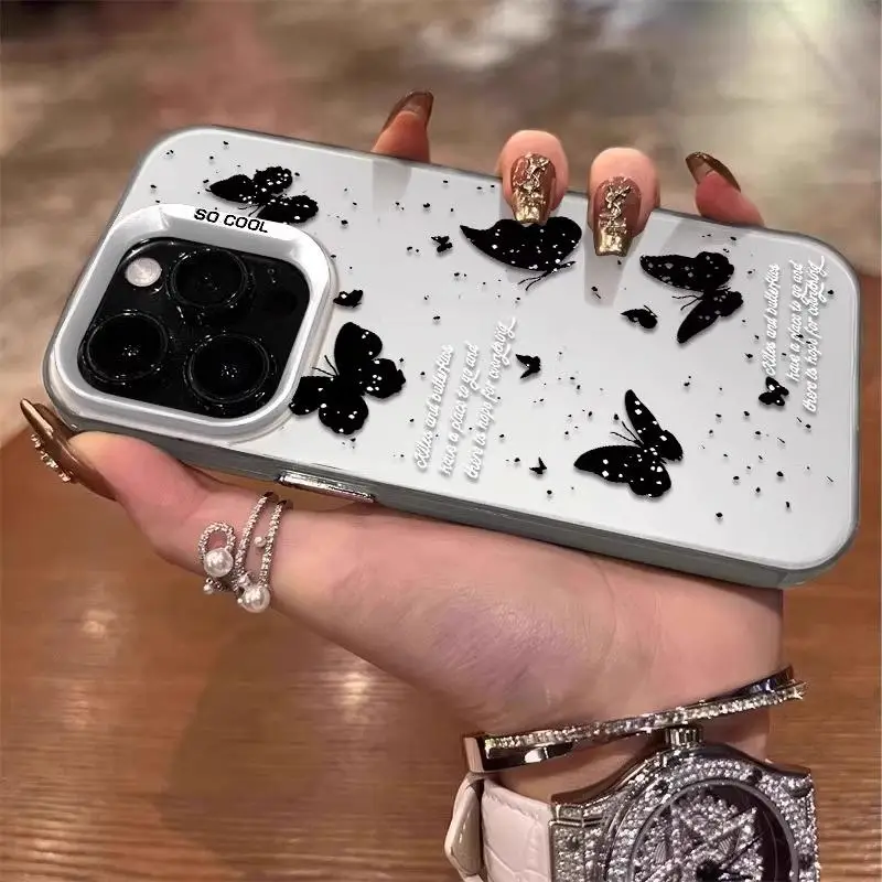 For iPhone 15 ProMax Case soft edge all-inclusive Cases For iPhone 14 13 12 11 XR X XSMax 15 7/8 Plus splashing ink phone cases