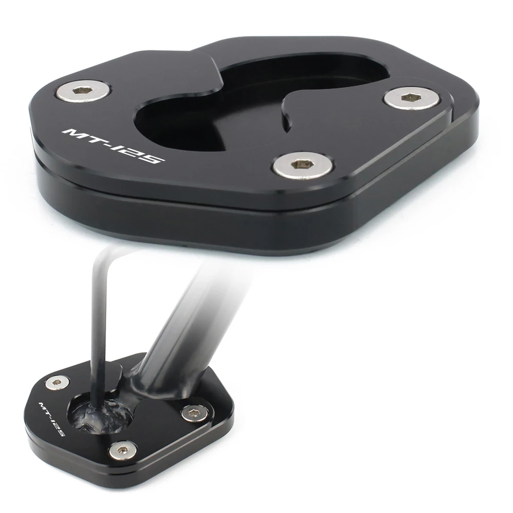 Fit For Yamaha YZF-R125 MT-125 XSR125 Extension Side Stand Pad Plate Kickstand Shoe Kickstand Side Stand Enlarger Motorcycle