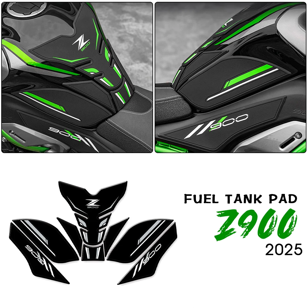 

Для KAWASAKI Z900 2025 накладка на топливный бак Z900 SE аксессуары ручки бака мотоцикла Z900SE Z900 2025-резиновые наколенники наклейки