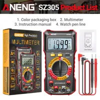 ANENG AC/DC Voltage Tester Ammeter Capacitor 1999 Count Professional Multimeter HFE Triode Hz Detector Electrician Tool SZ305