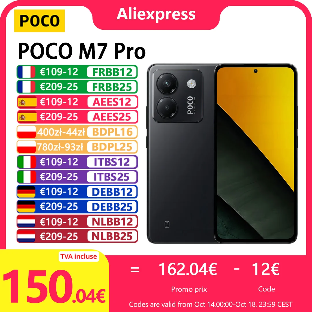 Introducing the POCO M7 Pro 5G: The Ultimate Global Smartphone Experience at an Unbeatable Price of 47.27