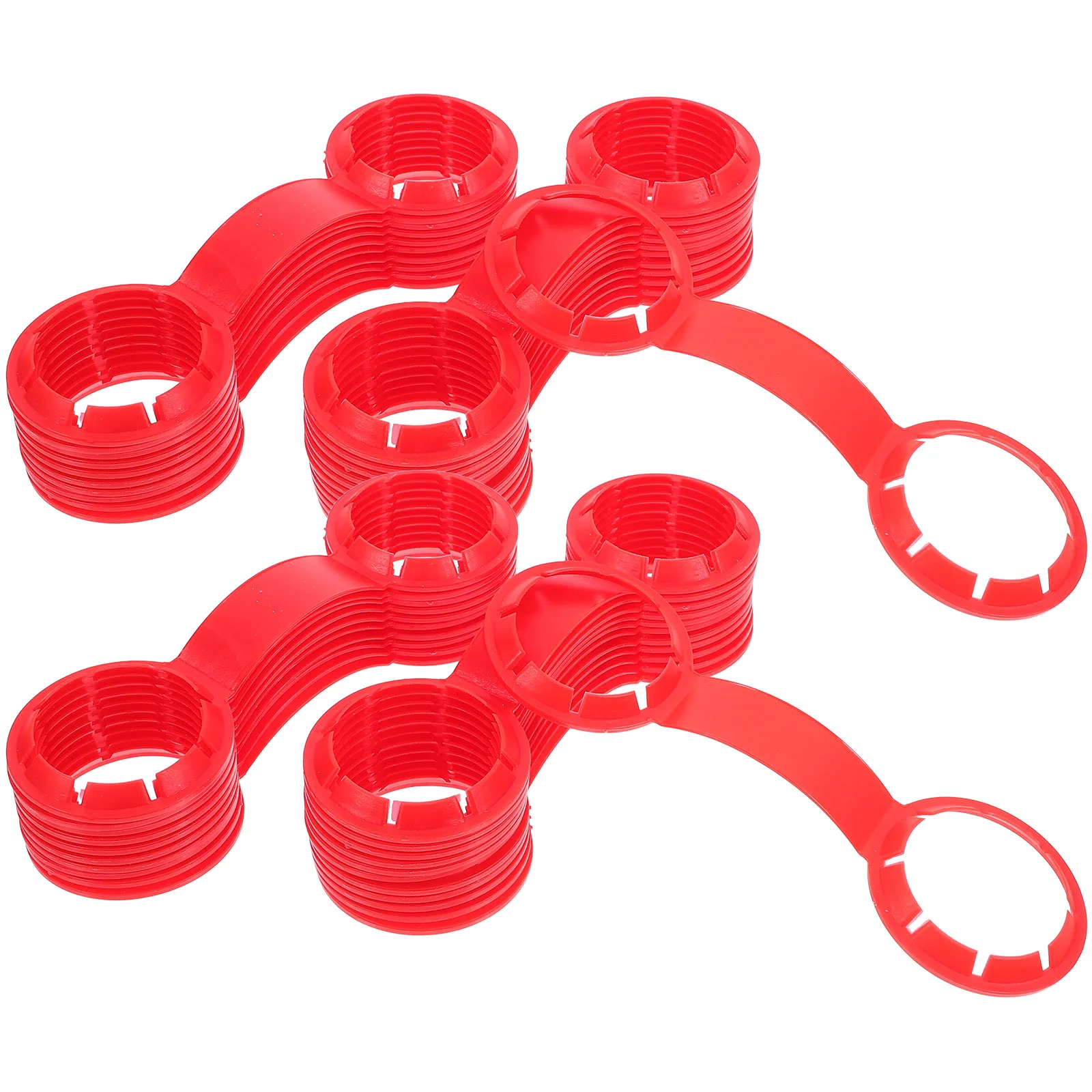 

100 Pcs Beverage Bottle Buckle Hanging Can Handle Drink Water Ring Holder Pp Holders