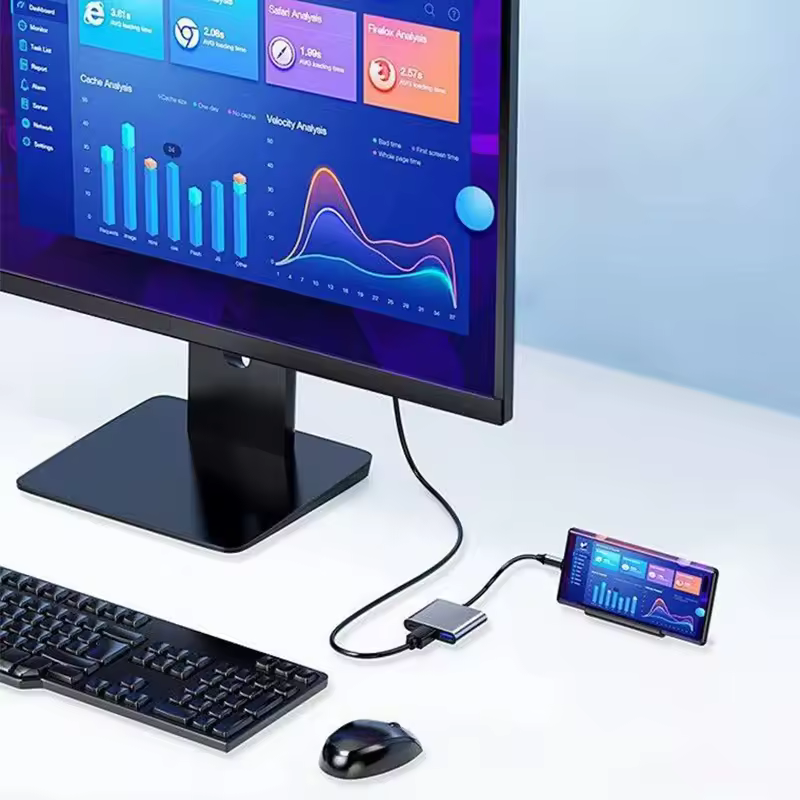 3 In 1 4K 타입 C 어댑터 이미지