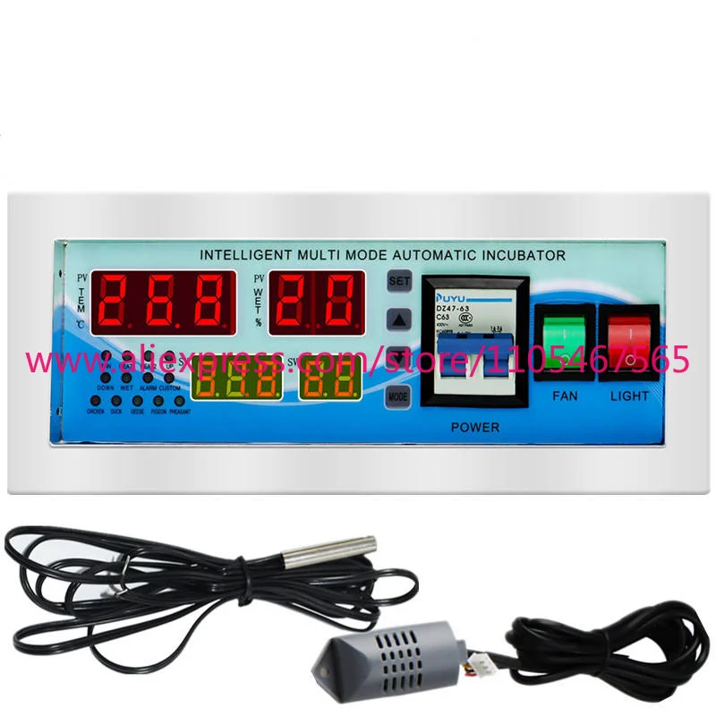 

1Pcs XM-18E incubator, automatic incubator, temperature and humidity controller, digital controller