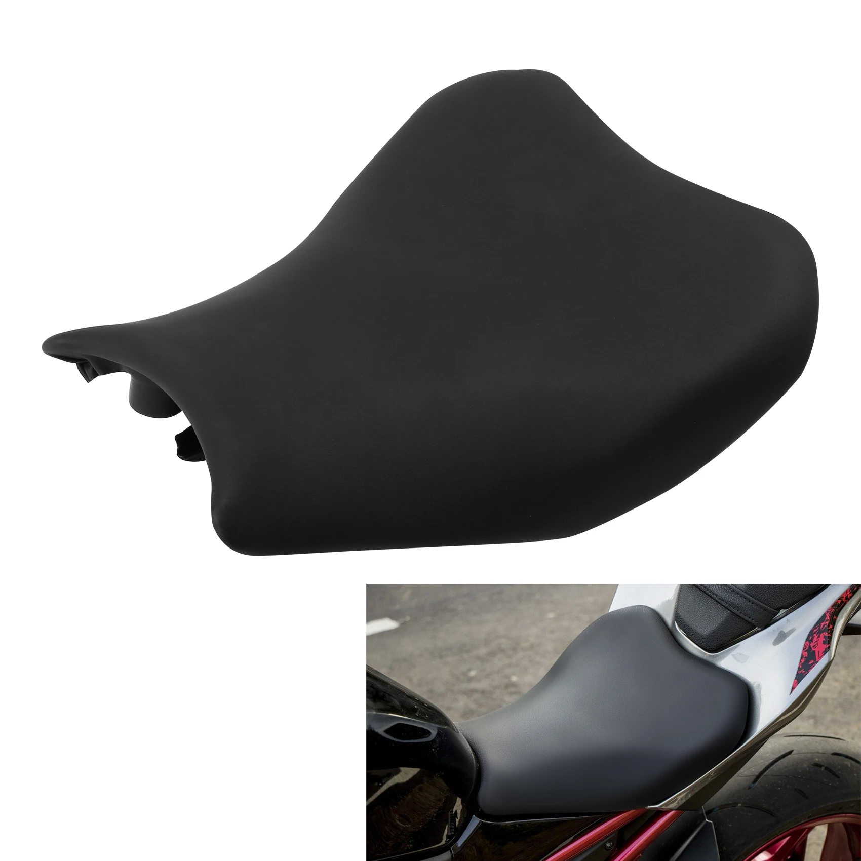 Black Front Driver Rider Seat Pillion For Kawasaki Z900 Z 900 2024 2023 2022 2021 2020 2019 2018 2017 Motorcycle Accessories