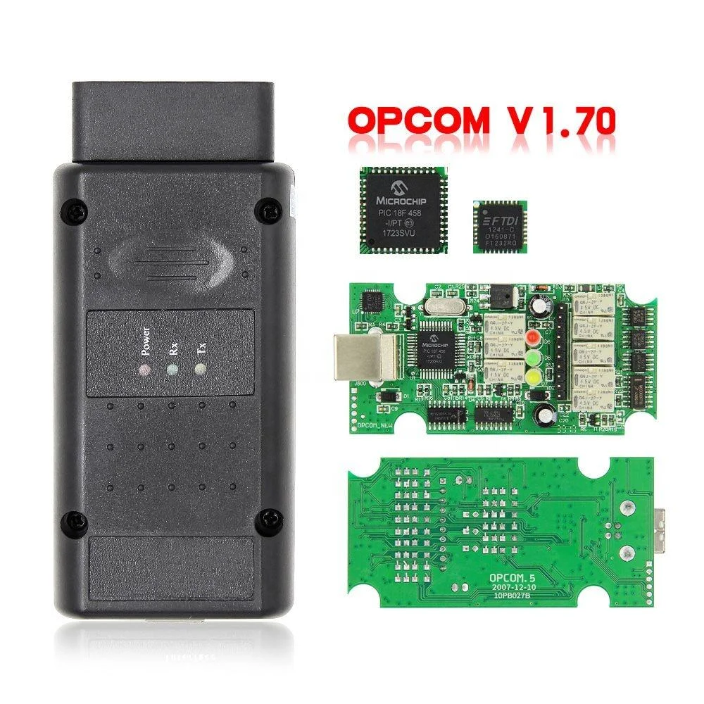 OPCOM V5 For Opel 2021 OP COM 1.70 flash firmware update Car Diagnostic Cable OP-COM PIC18F458 CAN BUS OBD2 Car Diagnostic Cable