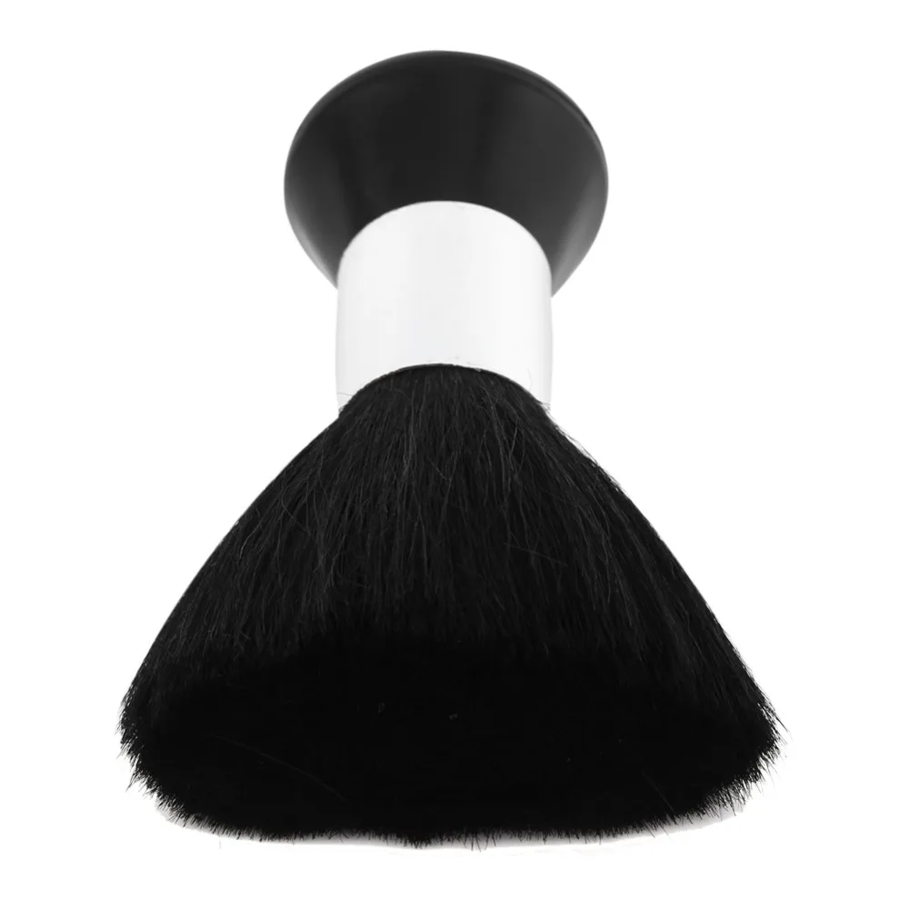 Styling Tools Soft Neck Duster Brush Black Professional Face Duster Brush PP Compact Barber Hairbrush Barber Use