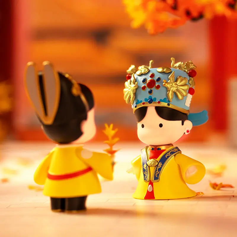 

Palace Treasures Blind Box Imperial Guard Character Figure Chinese Style Desktop Ornament Cultural Creative Gift For Collectors