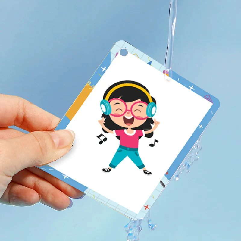 Carte Q & A anglaise pour parents et enfants, Cognition comportementale, éducation précoce, Flash, éducation, illumination, carte interactive pour enfants