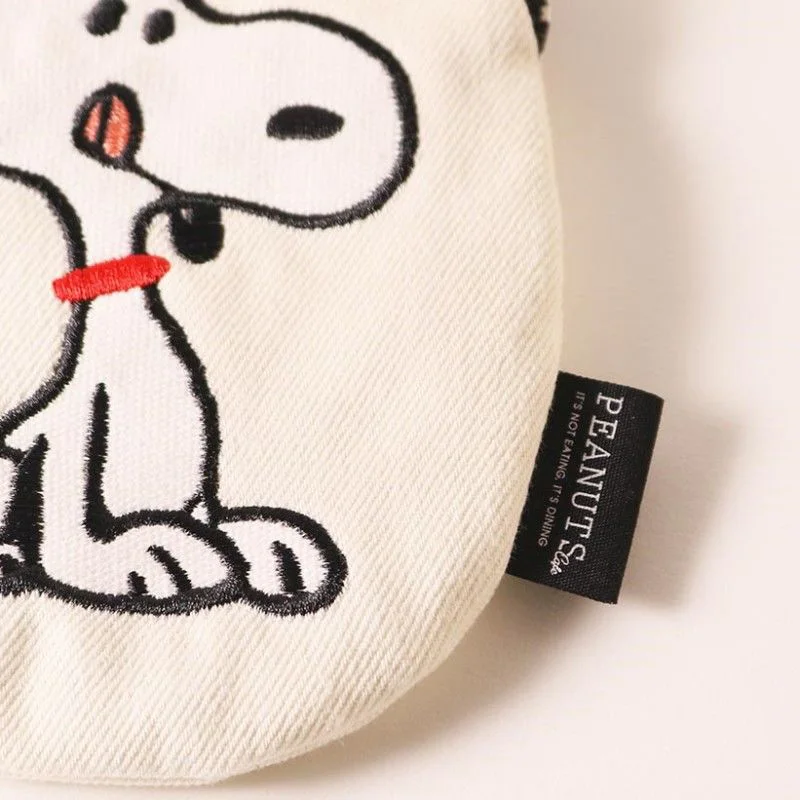 New Cute Snoopy portamonete portafoglio Kawaii Canvas Bag occhiali cosmetici cancelleria per studenti borse portaoggetti per matite giocattoli