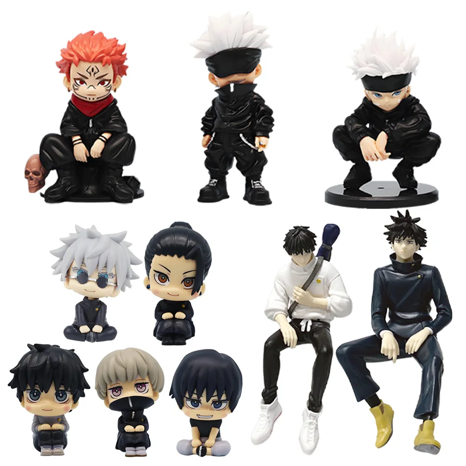 Jujutsu Kaisen Anime Figures Geto Suguru Gojo Satoru Doll Fushiguro Toji Okkotsu Yuta Inumaki Toge Collection Toys for friends