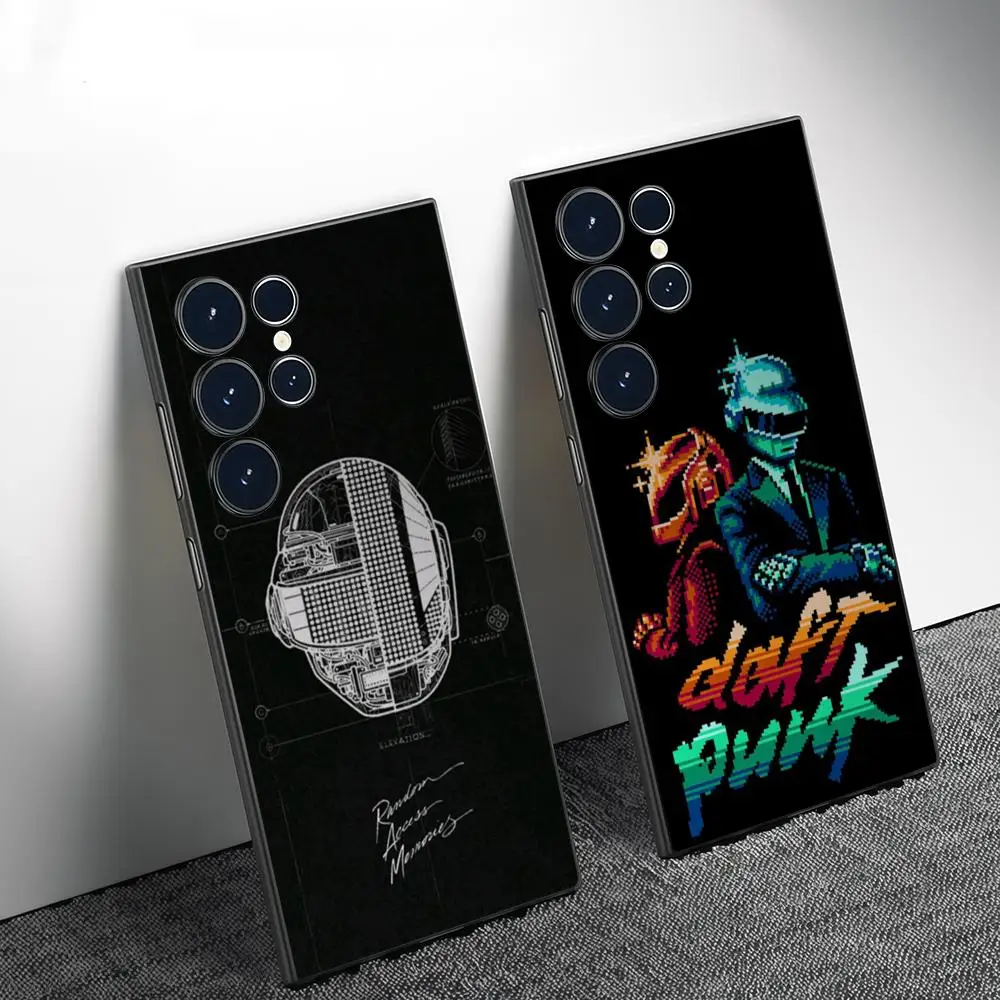 Band D-Daft P-Punk Phone Case For Samsung Galaxy S26 S25 S24 S22 S23 Ultra S21 S20 Plus Frosted Full Soft Case