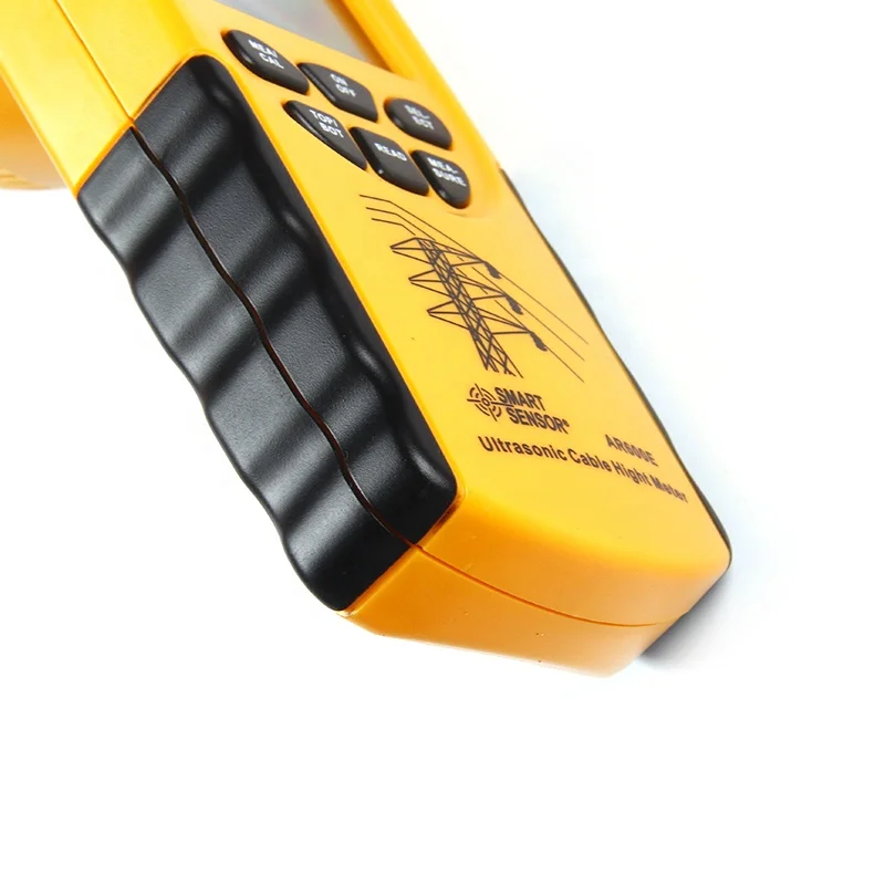 2026 Ultrasonic Cable Height Meter 6 Cables Measurement LCD Display Measuring Range Height 3-23m ,Plane 3-15m Smart Sensor AR600
