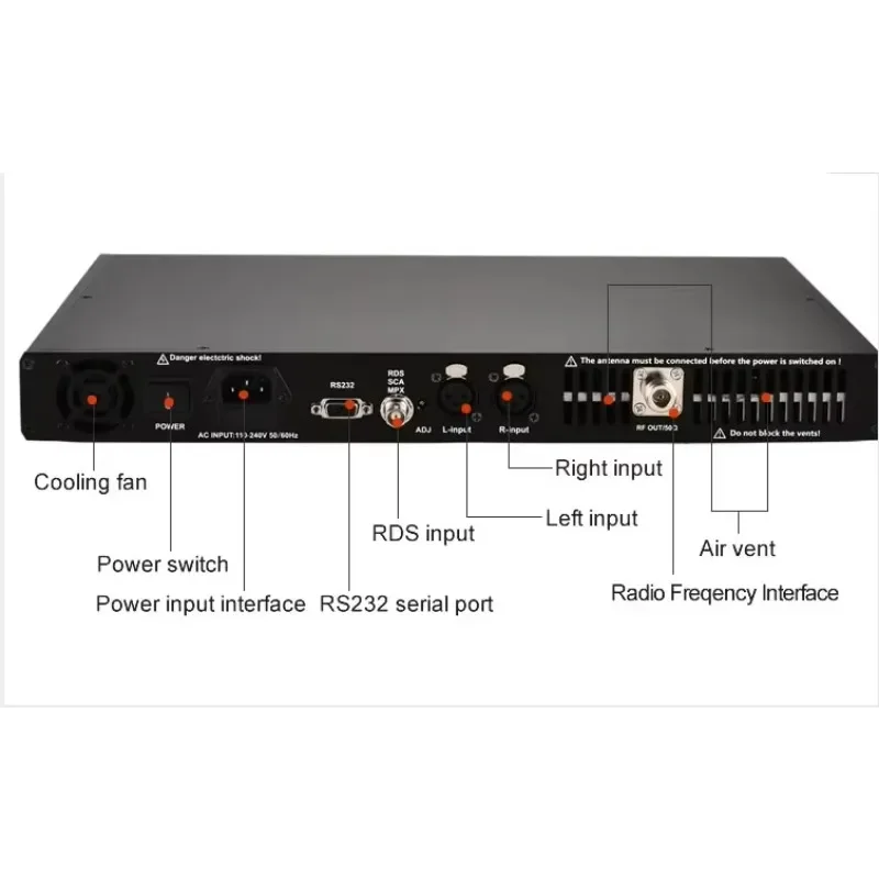 

2025CZE-T2001 200 Вт 200 Вт стерео U-диск воспроизведения FM-передатчик дальнего действия