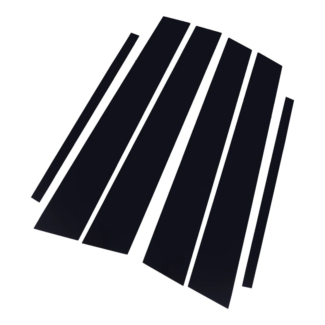 

1 Set Car Door Window Pillar Decal Covers Trims Posts Plastic Fit For Infiniti Q50 2014-2016 2017 2018 2019 2020 2021 2022 Black