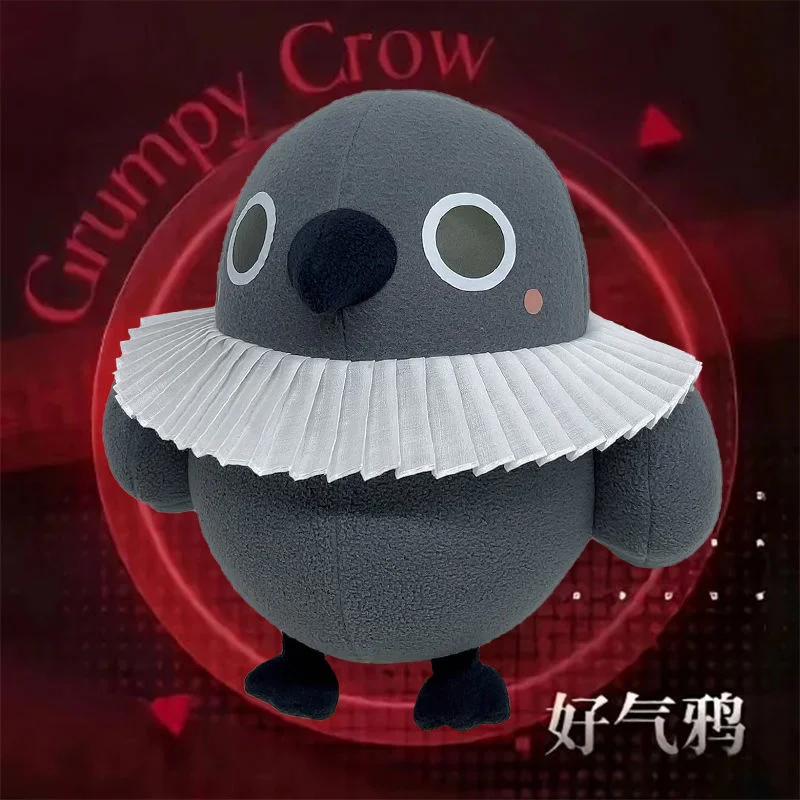 Juego de Anime de amor y espacios profundos para niños y niñas, colgante de amuleto de Qing Che Ravens, muñeca de peluche de cuervo enfadado de dibujos animados, regalo para fanáticos