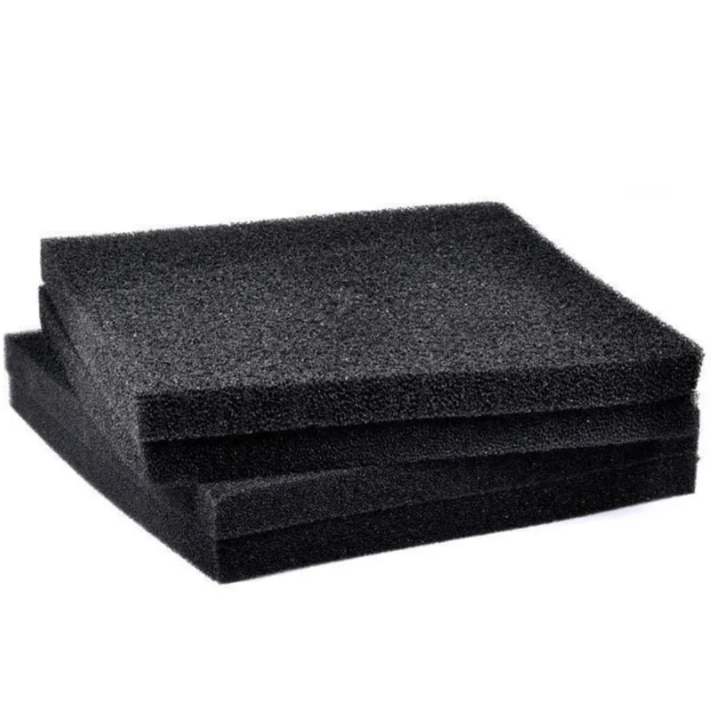 50x50x2cm Black Filtration Foam Aquarium Fish Tank Biochemical Filter Sponge Pad Skimmer Long Use Time Sponge Supply Tank