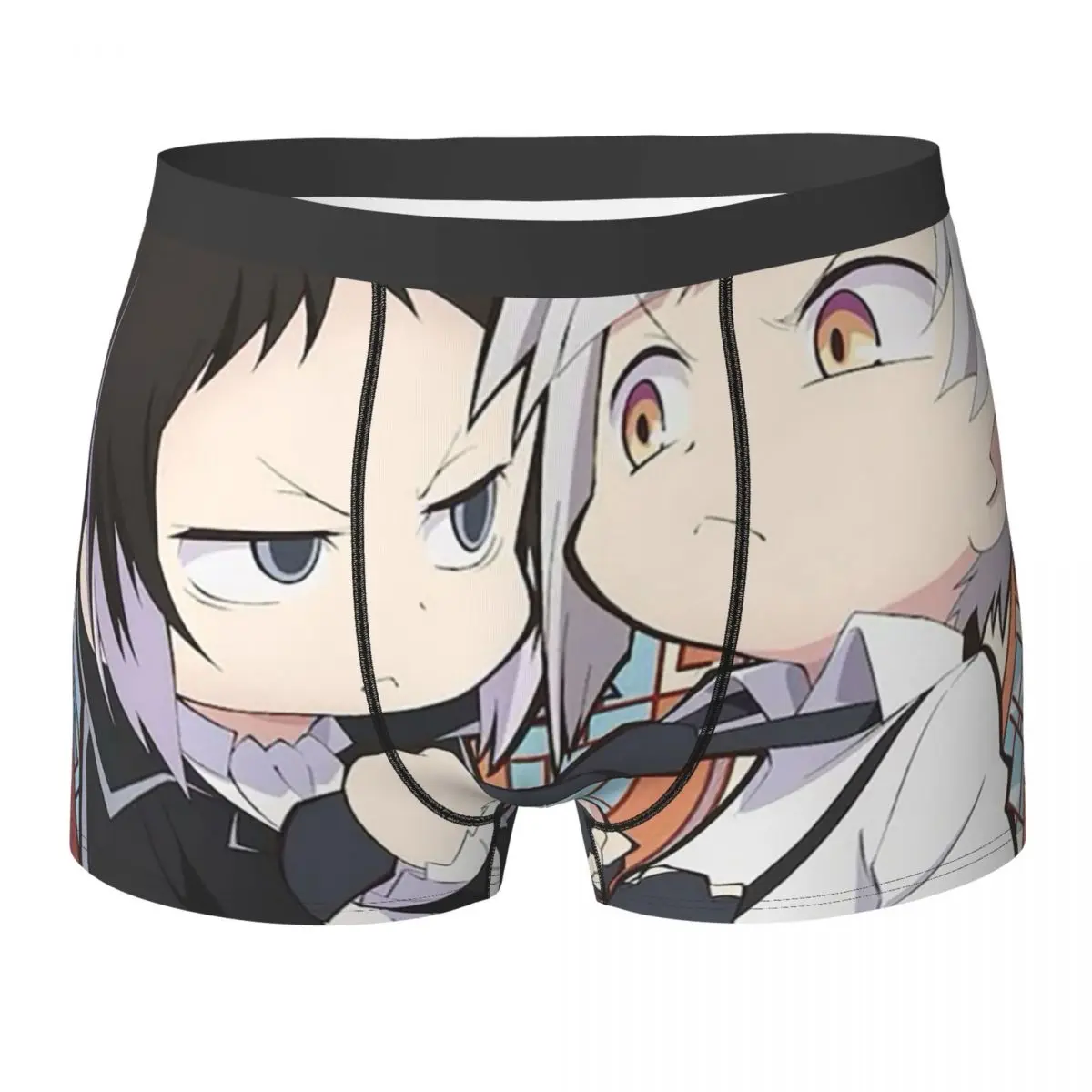 

Трусы-боксеры, шорты Bungou Stray Dogs Nakajima Atsushi, мужские трусы, мягкое нижнее белье для мужчин, подарки бойфренду