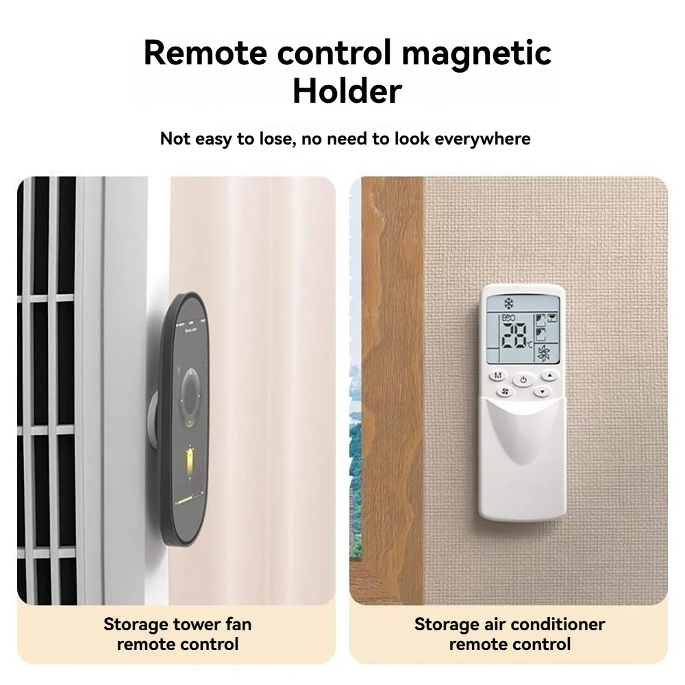 New Storage Small Magnetic Remote Control Holder Wall Mount Strong Adhesive Remote Control Holder TV Remote Bracket Household
