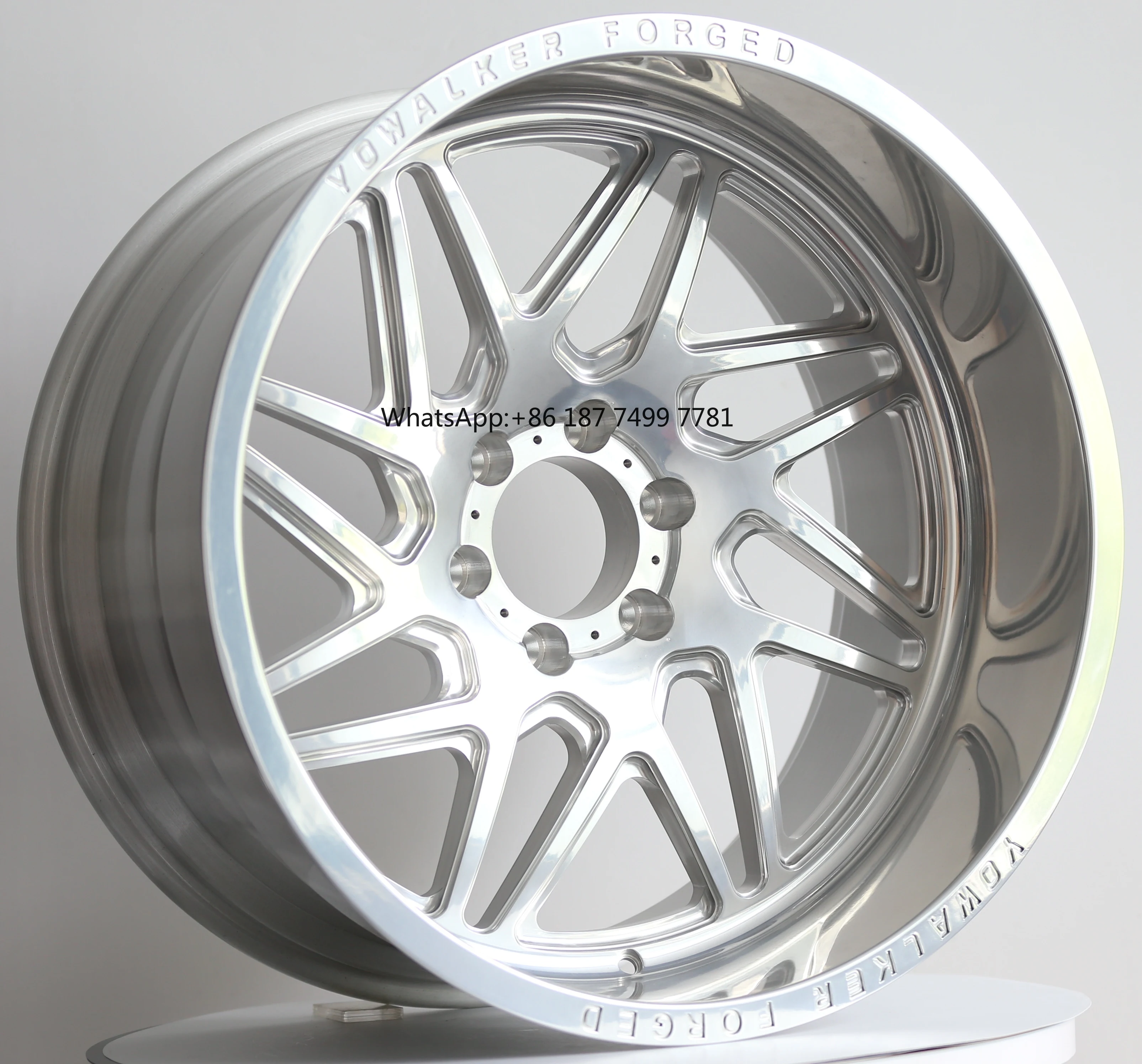 

Customized High-Performance 4x4 Single Alloy Wheels Forged 22x12 24x14 26x14 30x16 Passenger Car Wheels with 5 6 8 Holes