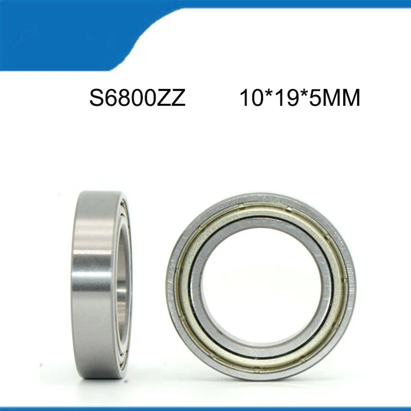 

S6800ZZ (10*19*5 MM) 10PCS Sell Hot High Quality Corrosion Resist Stainless Sealed Deep Groove Ball Bearing Shaft (ABEC-5)