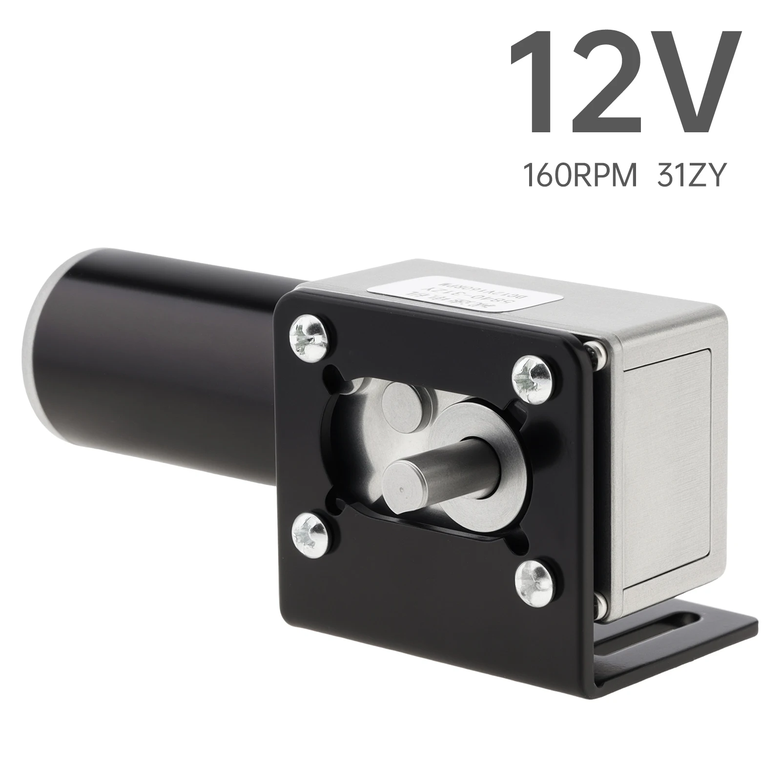 5840-31ZY DC Wormwielmotor 12V 12-470 RPM Zelfsluitende Omgekeerde Turbine Elektrische Versnellingsbak Motor Permanente Magneet Reductiemotor