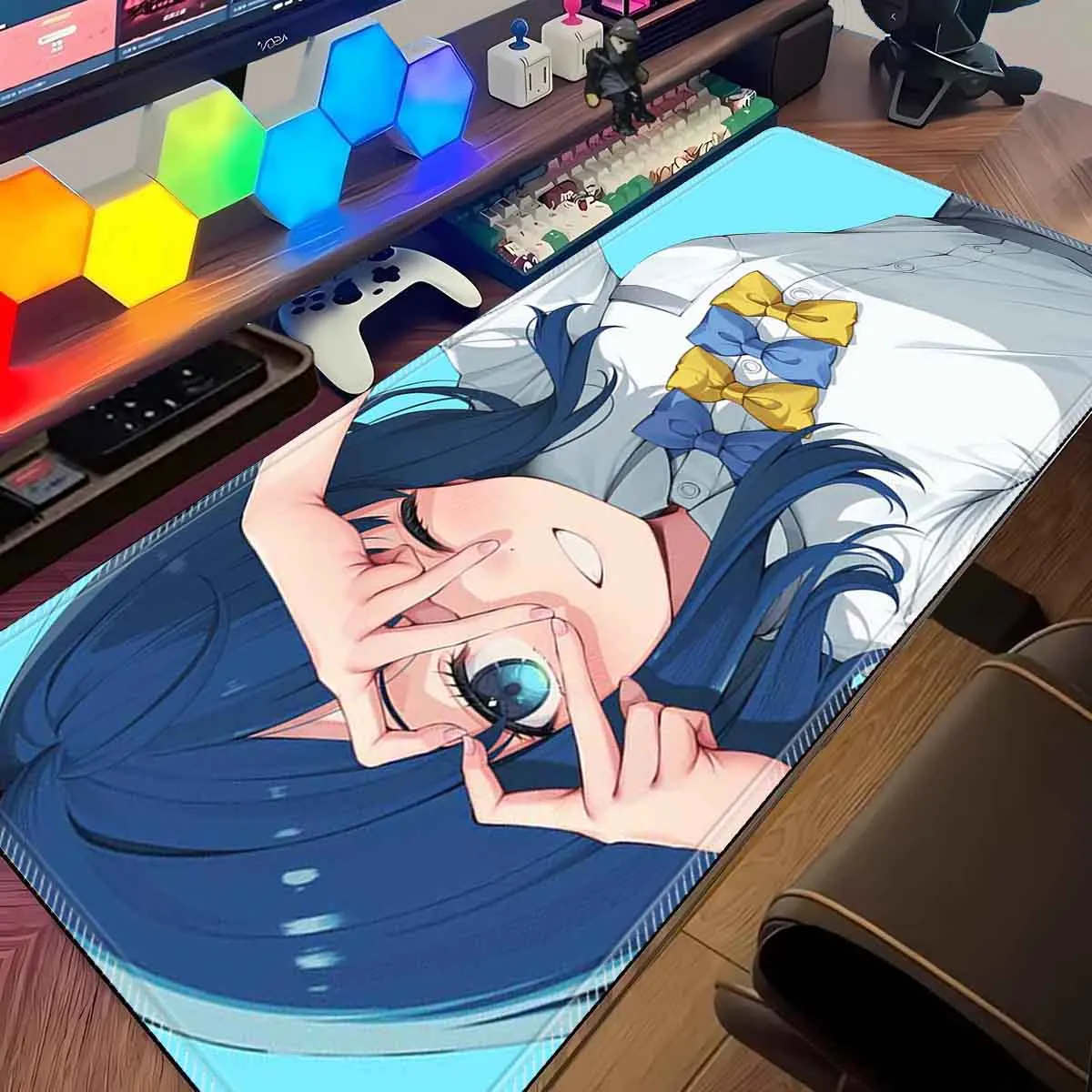 

Large Mouse Pad Anna Yanami Mouse Pad XXL Game Accessories Gamer Keyboard Desk Mat Non-Slip Anime Waifu Mousepad Desk Mice Mat