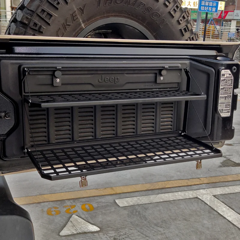 Suitable Steel Tailgate Multi-functional Platform for Jeep Wrangler JK JL Rear Door Table 4x4 Accessory