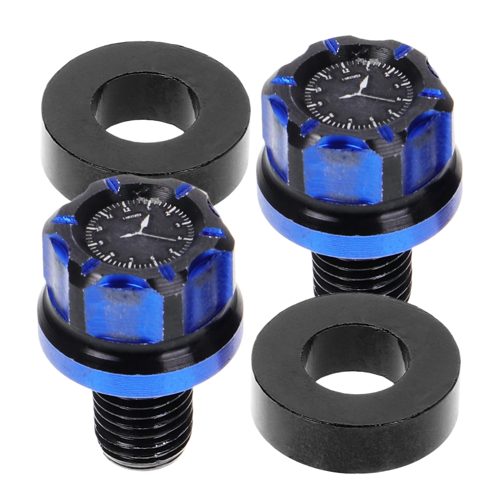 دراجة نارية مرآة ثقب المقابس سبائك الألومنيوم مرآة الرؤية الخلفية مسامير لمعظم الموديلات قطع غيار الزخرفية دائم #1