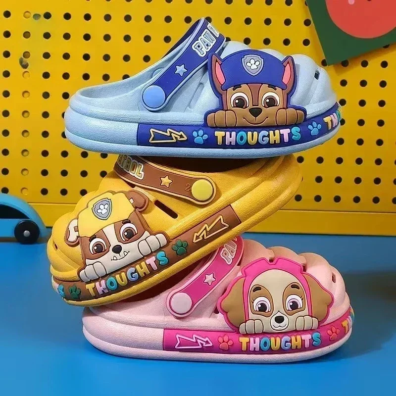 

Paws New Patrols Slippers Skye Chase Rubble cosplay Non-slip Bathroom Slippers Hole Shoes Beach Shoes Boy Girl
