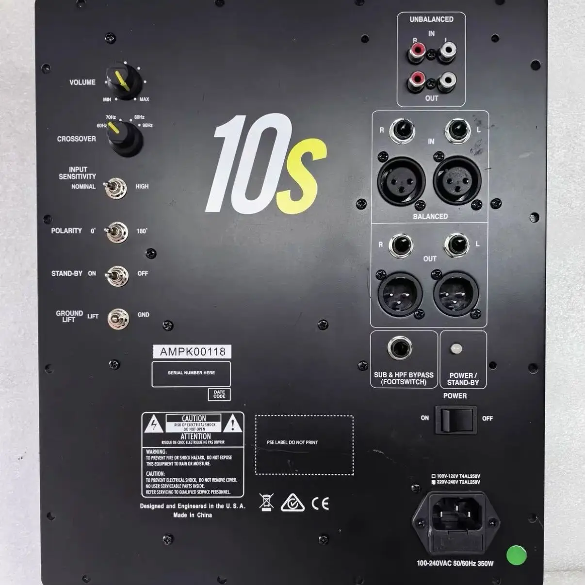 

10 S Subwoofer Board 350W Home Theater 10-inch Active Subwoofer Amplifier Board