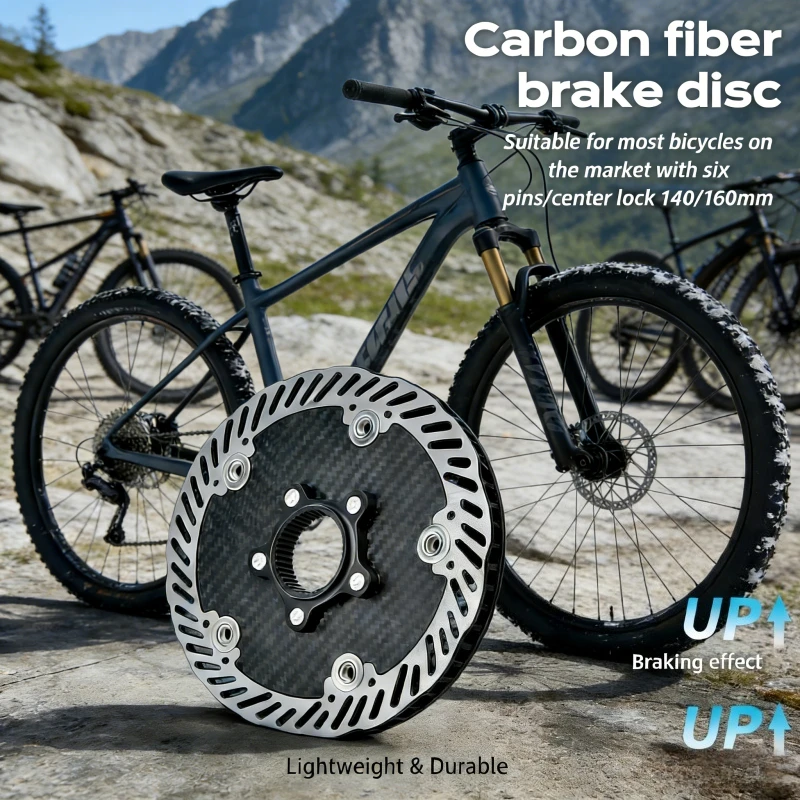 

Centerlock Floating MTB Brake Rotor | 140/160mm Anti-Warp Brake Disc