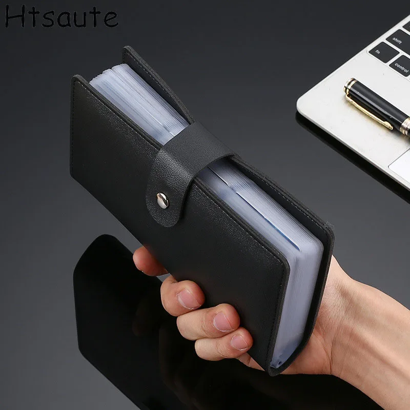 กระเป๋าใส่บัตรหลายช่อง 90 ช่อง ดีไซน์สวยเก๋สำหรับสาวๆ พร้อมซิปใส่เหรียญ บัตรประชาชน บัตรเครดิต ทำจากหนัง PU กระเป๋าใส่เหรียญสำหรับผู้หญิง bolasa