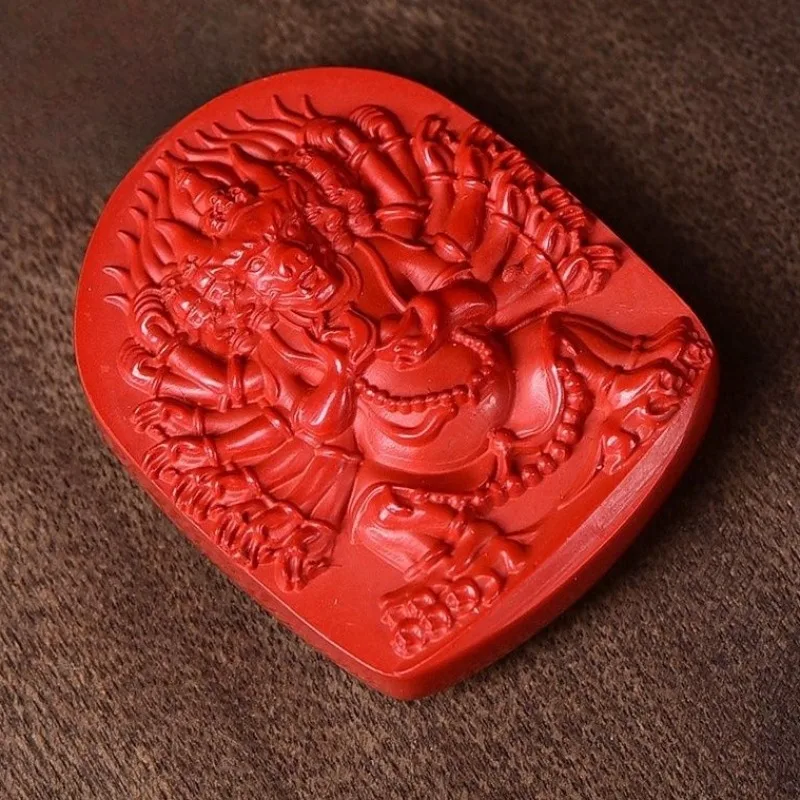 High-Content Red Sand [Yamantaka Buddha Pendant] Calm the Nerves and Calm down