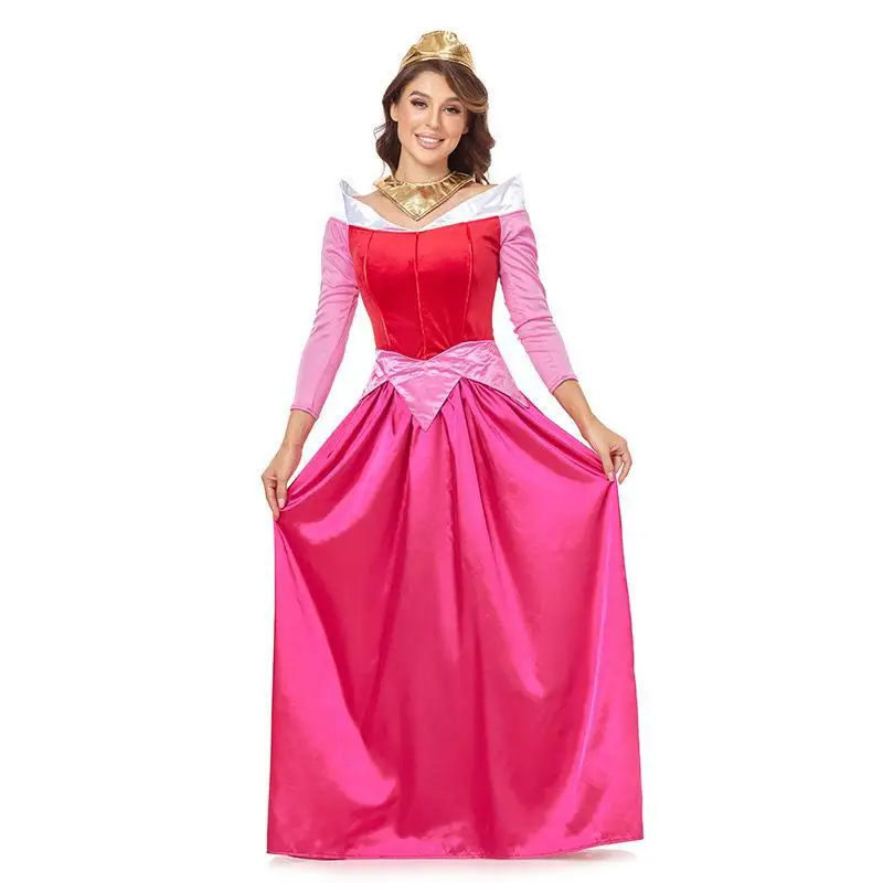 loween S Beau Princ Aurora Costume Dr Fairy T Gioca Abbigliamento per spettacoli teatrali Ele Traditiona femminile...