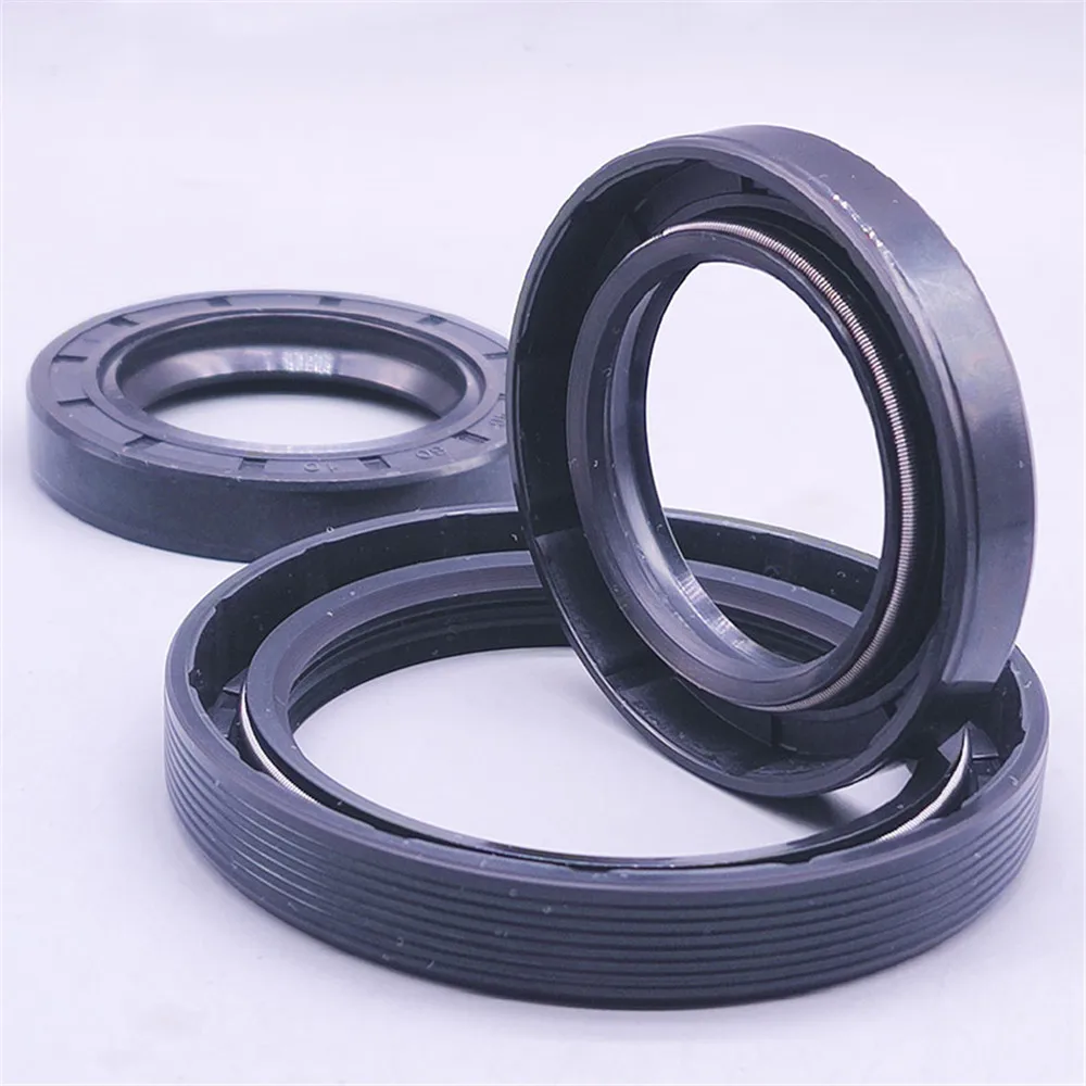 1pc TC/FB/TG4 NBR Double Lip Seal for Rotation Shaft Skeleton Oil Seal Rings ID: 8 - 30mm OD: 18mm - 58mm Height: 5mm - 12mm