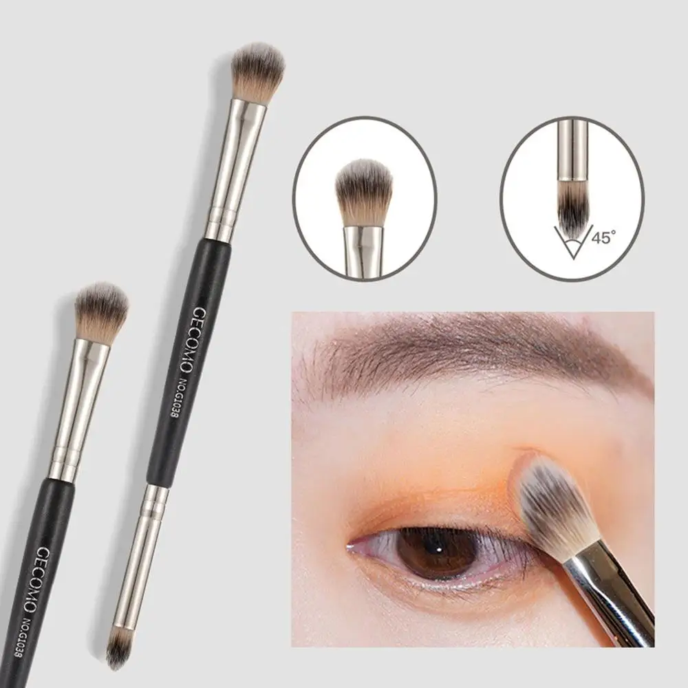 Eye Shadow Makeup Brushes Double Headed Professional Nose Highlighting Brush Face Cosmetics Blending Smudge Shader Brush Beauty