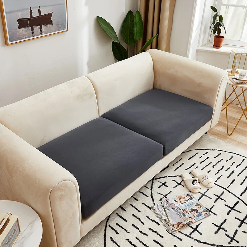 Silk Summer Sofa Cushion Cover Seat Back Pad Cover 2025 Home Living Room Couch Cover Soft Protector