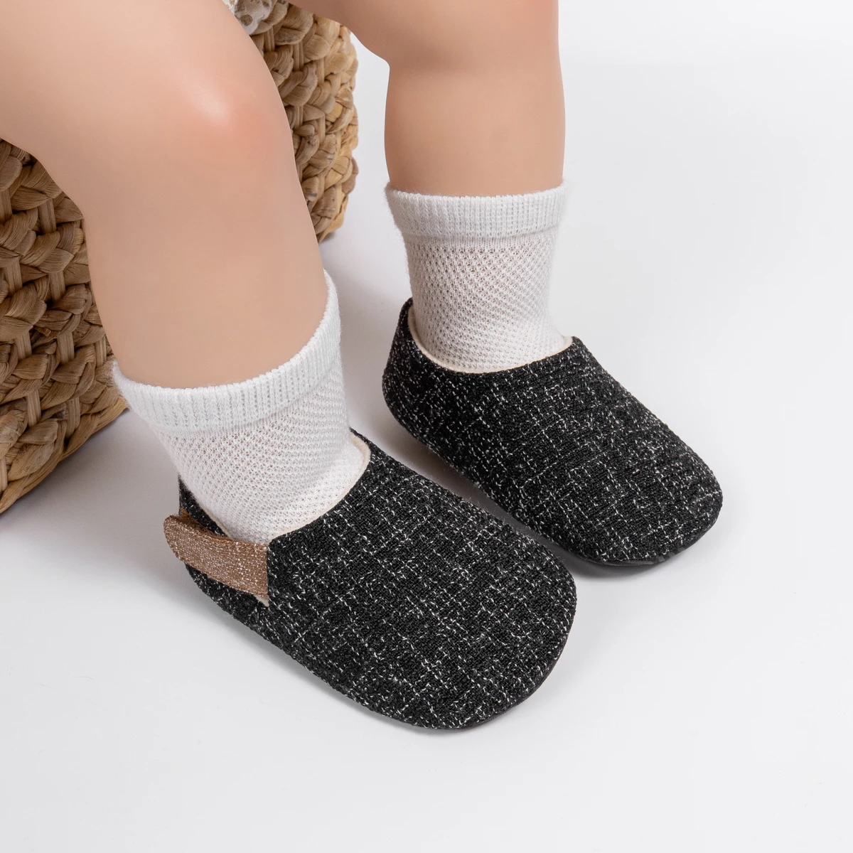 

Kids Fashionable Round Toe Lightweight Slip-On Toddler Shoes Baby Spring/Autumn New Hot Sale Fashionable Soft Casual Flat Shoes