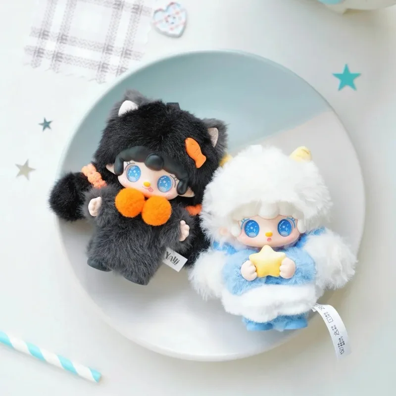 

Yooki Cute Is No.1 Series Blind Box Yooki Vinyl Doll Mystery Box Kawaii Plush Keychain Bag Charm Collectible Toys Gift for Girls