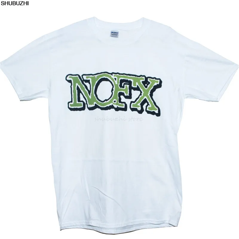 NOFX T SHIRT Hardcore Punk Black Flag Graphic Tee men summer cotton tshirt white tops Mens sbz4248