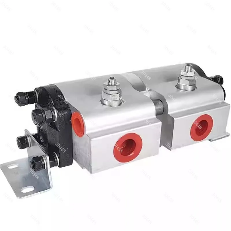 FMB Hydraulic Gear Flow Divider Motor FMB-2R30 FMB-4R30 2/4 Section Synchronizer Valve w/ Phase Correction Relief