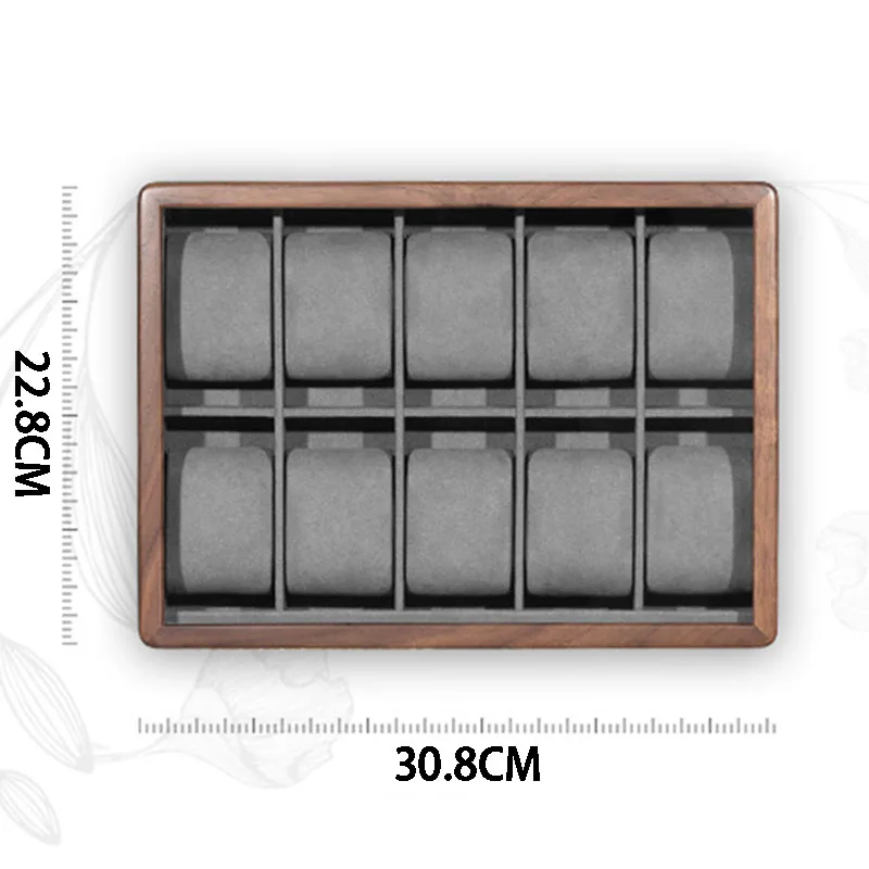 Solid Wood Watch Storage Box Luxury Men Mechanical Wrist Watches Organizer Display Boxes Bracelet Watches Packaging Accessories