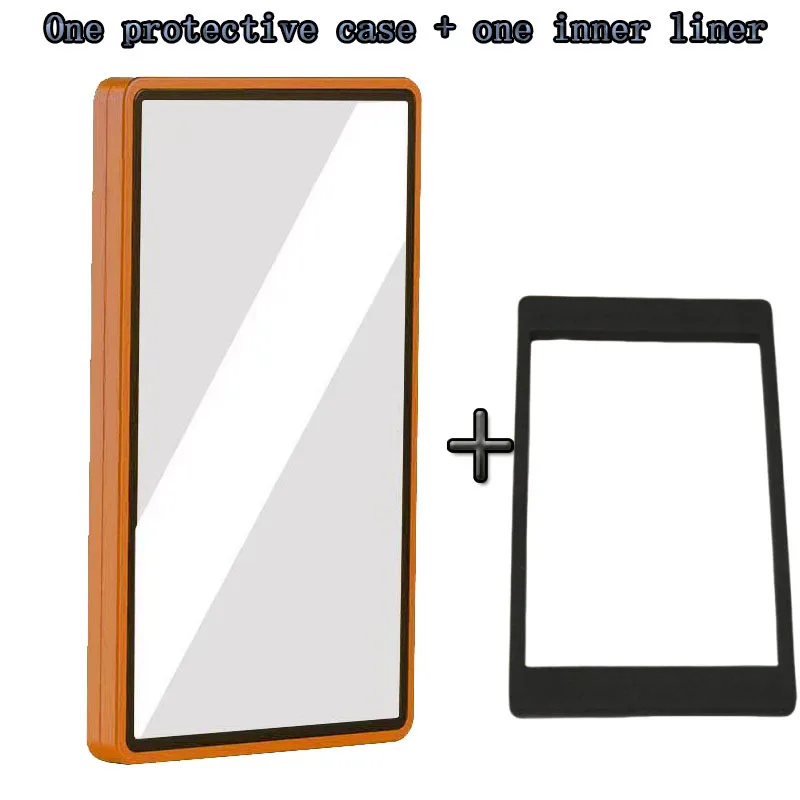 1 Set For PSA Compatible Graded Sports Card Display Case Aluminum Frame UV Resistant Scratch Proof Storage Box with Inner Liner