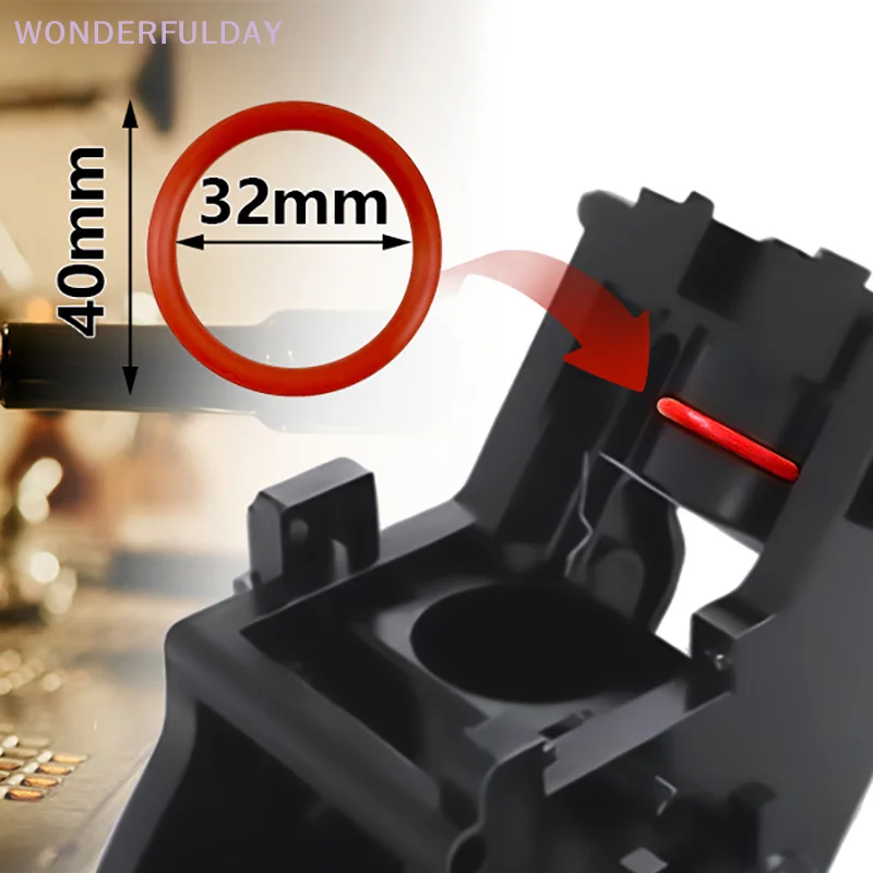 Nuevo kit de 15 juntas tóricas de silicona para máquina de café Saeco, accesorios de anillos de sellado para el conector del grupo de infusión.