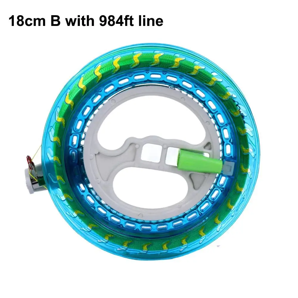 with 1312Feet Line Kite Reel 16/18/20cm Handle Tool Winder Fire Wheel Twisted String Line Come with Lock String Spool