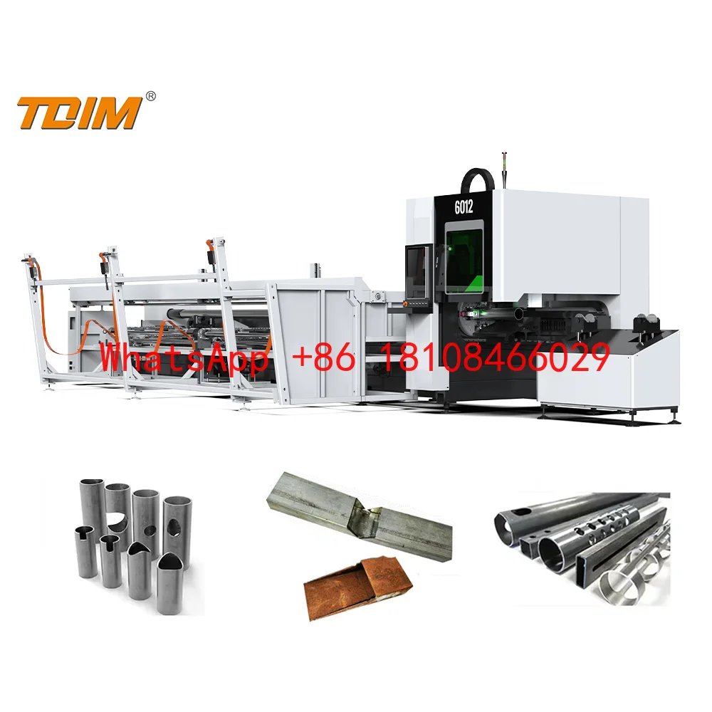 Ospri/Boci Head Fiber Laser Pipe Cutter 6.4m Metal Square Circular CNC Tube Pipe Fiber Laser Cutting Machine