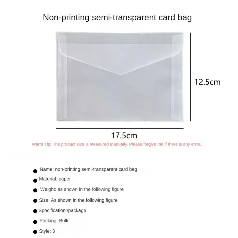 Durável e Ambientalmente Amigável Saco De Proteção, Pequeno e Portátil Saco De Embalagem, À Prova De Água Tampa Do Cartão, 17.5*12.5cm, 1 PC, 3 PCs, 5PCs