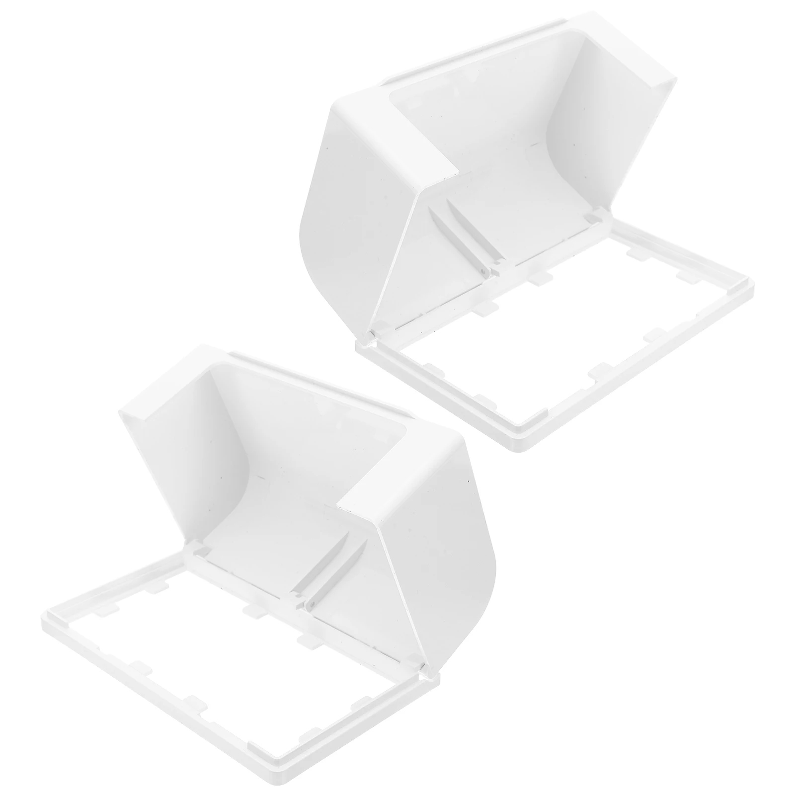 

2pcs Waterproof Socket Dual Slots Electrical Outlet Receptacle Protector For Bathroom Kitchen Wall Plug Covers Weatherproof