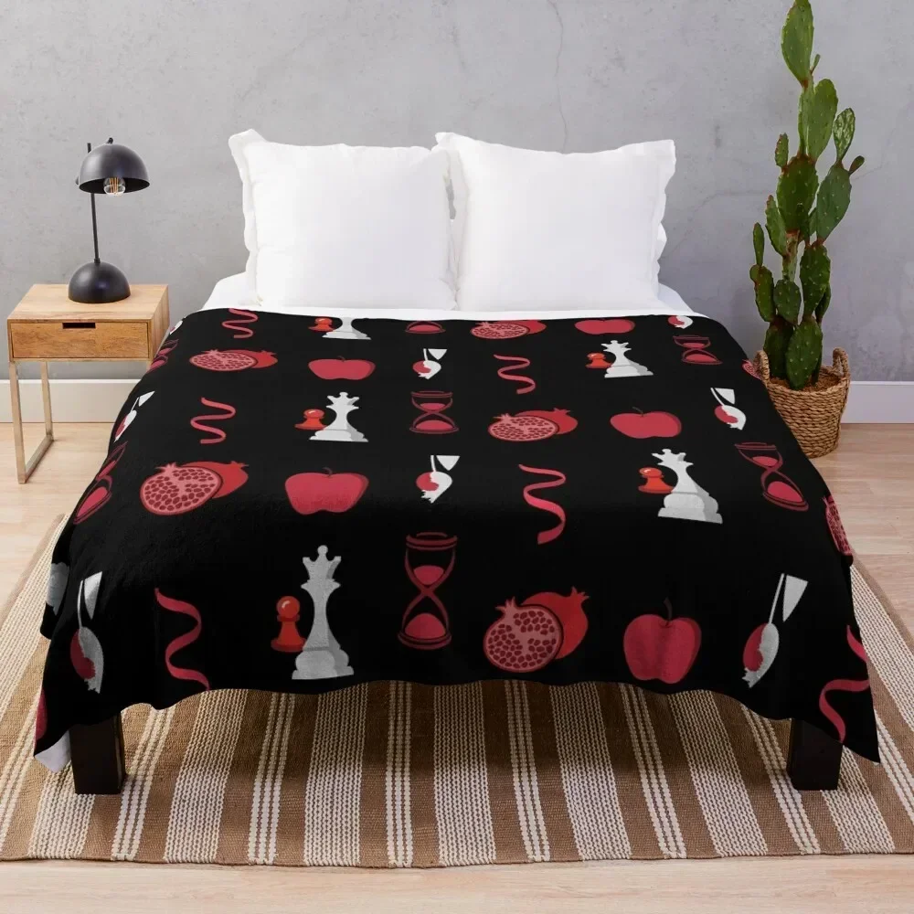 Twilight Book Cover Minimalist Artwork Throw Blanket Fade Resistant Durable Throw Blanket